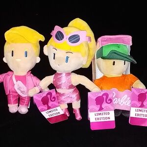 Lot Of 3 Barbie Stumble Guys Plush Buddies